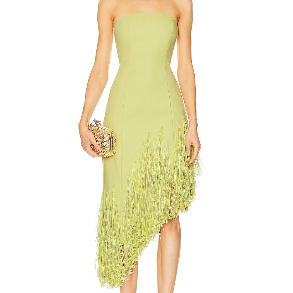 Cult Gaia Libby Gown in Lemon Sorbet - Size 2 - NWOT